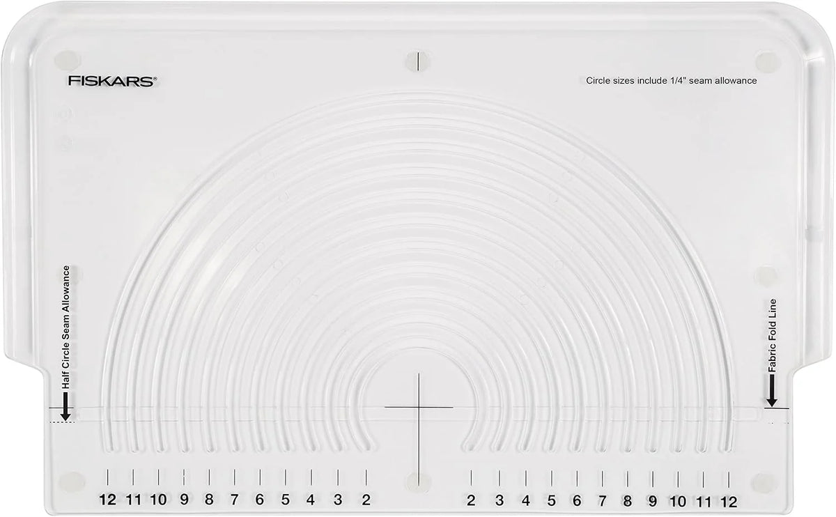 Fiskars Fabric Circle Cutter, Cut Circles in Fabric Without Tracing