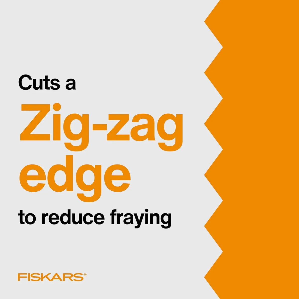 Fiskars 9" EasyAction Pinking Shears for Fabric Cutting with Spring Assist