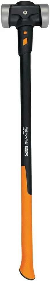 Fiskars Pro IsoCore 36" Double Flat Face Sledge Hammer, 8 lb