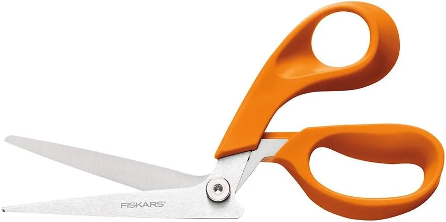 Fiskars 199500-1001RazorEdge Fabric Shears/Seam Ripper for Tabletop Cutting , 8 Inch , Orange