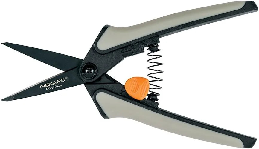 Fiskars Non-Stick Softgrip Micro-Tip Pruning Snip, 2 Pack
