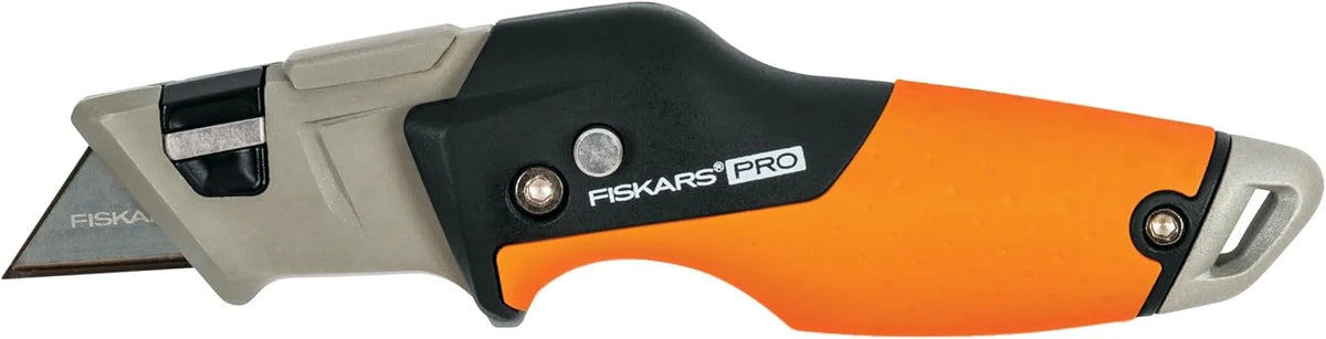 Fiskars CarbonMax Folding Utility Knife, Length 17cm