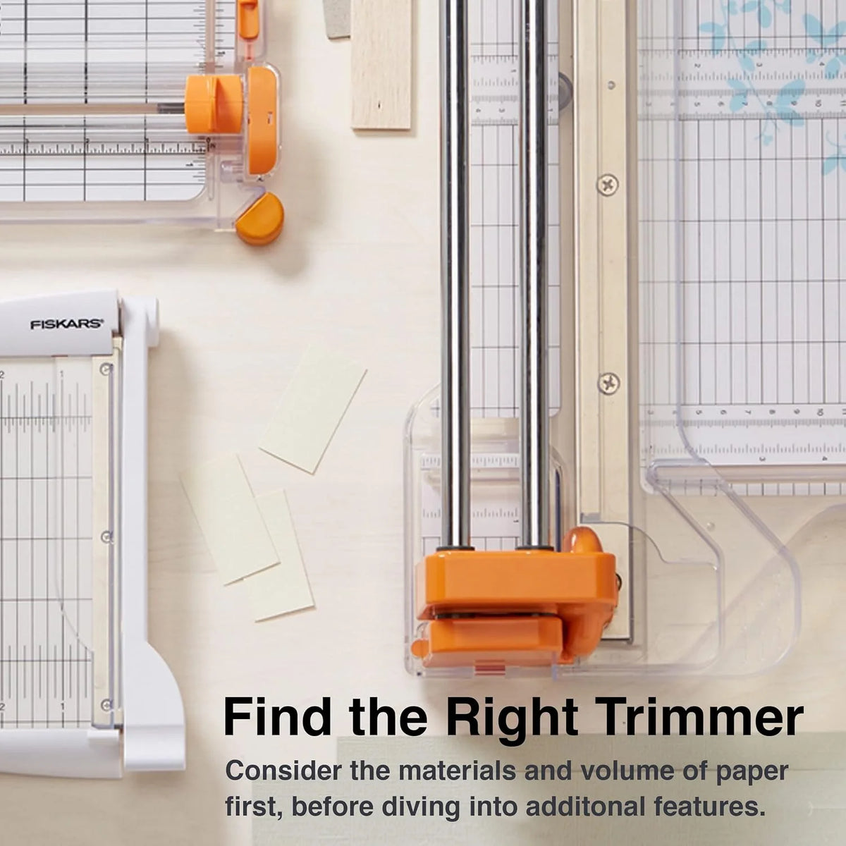 Fiskars SureCut Deluxe Paper Cutter, Precise Trimmer Tool, 12" Cut Length
