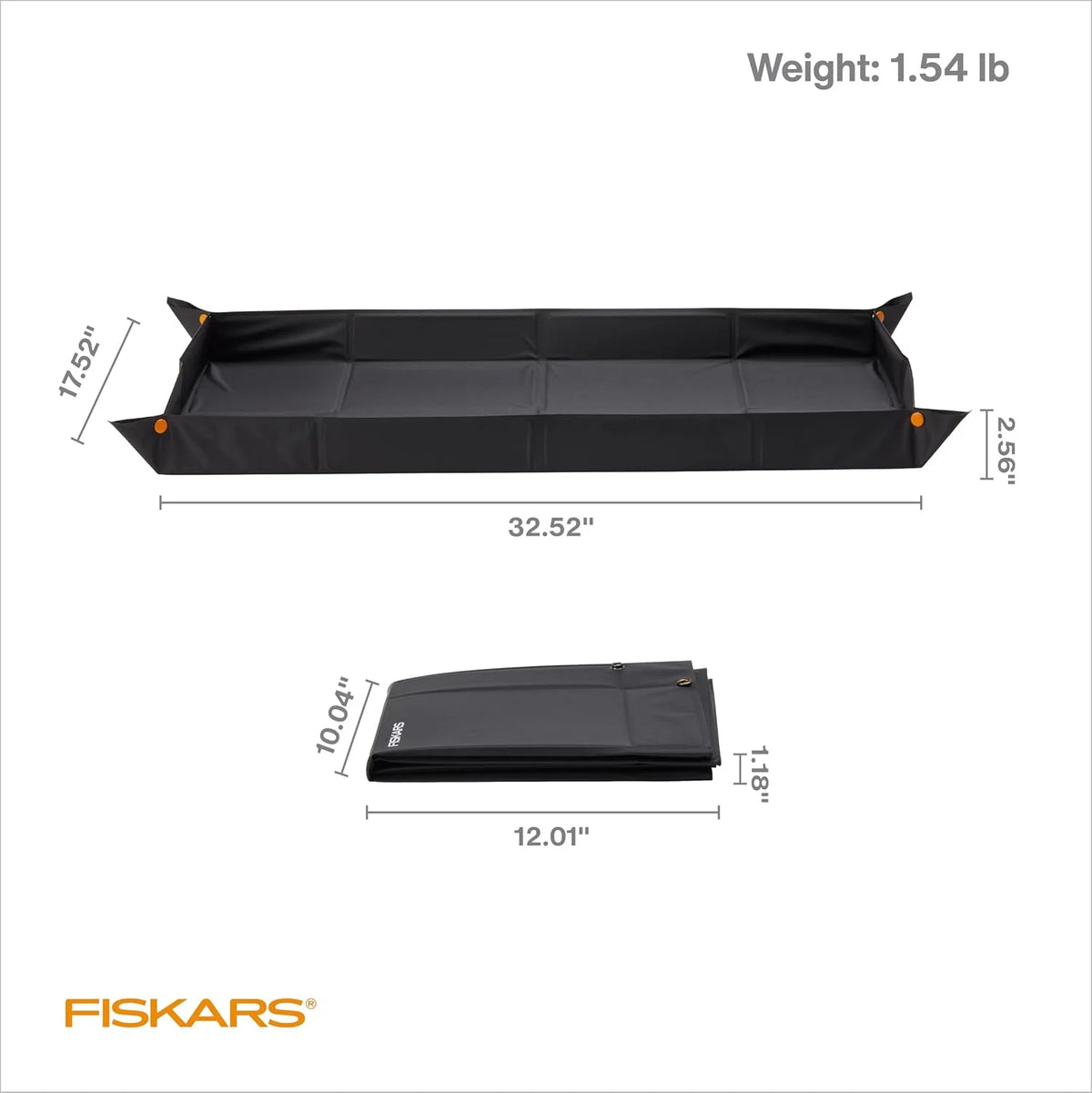 Fiskars 32.5" x 17.5" Large Repotting Mat for Indoor Garden Transplanting