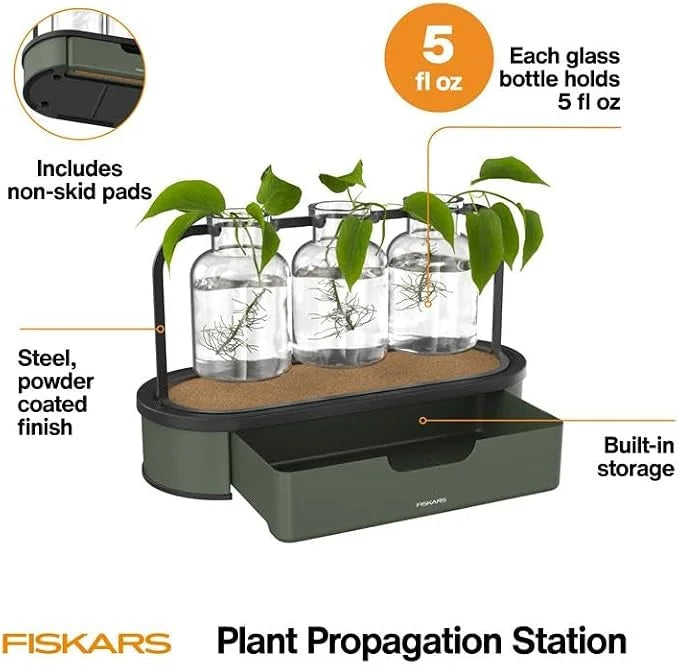 Fiskars Plant Propagation Station, Hydroponic System for Indoor Gardening