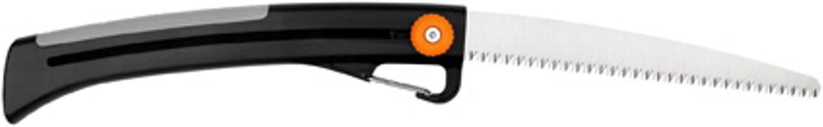 Fiskars 10" PowerTooth Compact Sliding Carabiner Pruning Hand Saw
