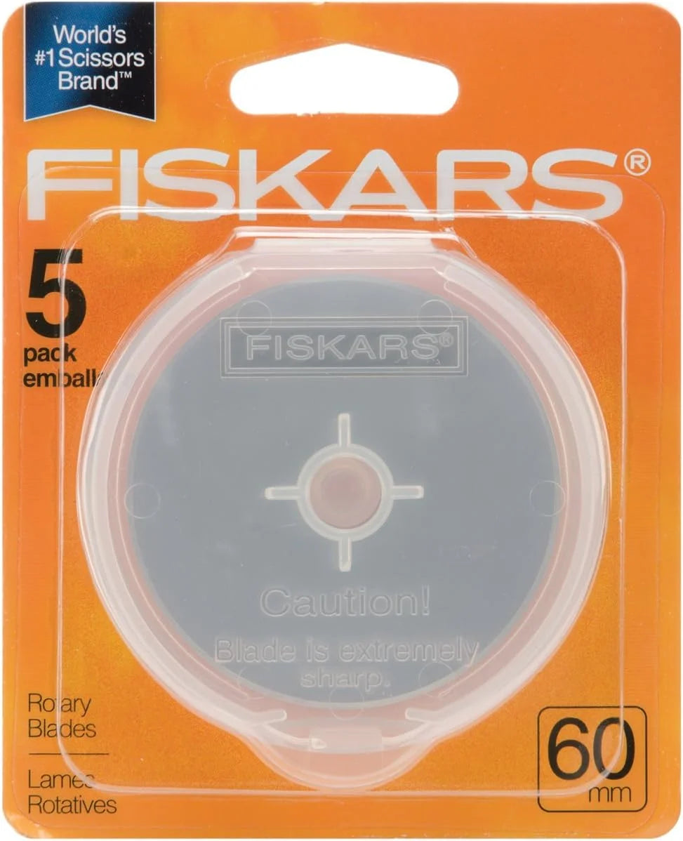 Fiskars 1004013 ROTARY BLADE-60MM 5/PKG
