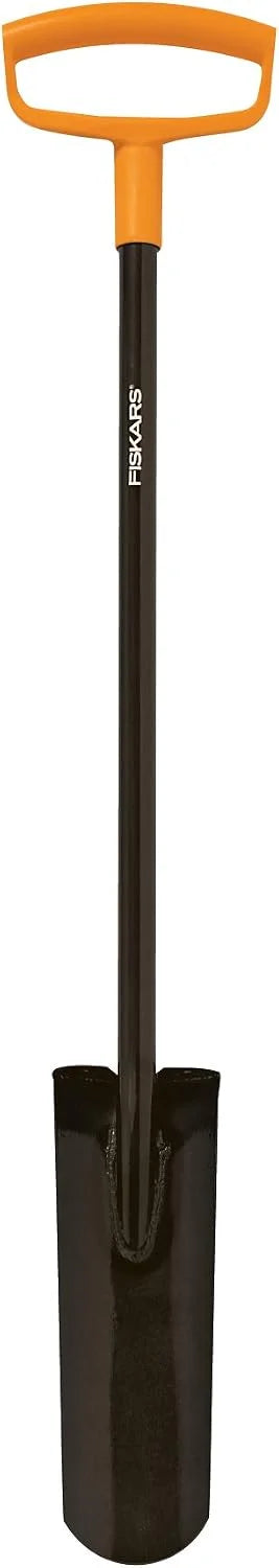 Fiskars 46" Garden Transplanting Spade Shovel Tool, Ergonomic D-Handle