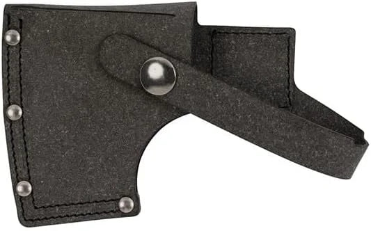 Fiskars Recycled Leather Axe Sheath - Premium Water-Resistant Blade Cover Axe Case - Eco-Friendly Blade Guard & Durable Blade Cover - Italian Leather with Secure Snap Closure
