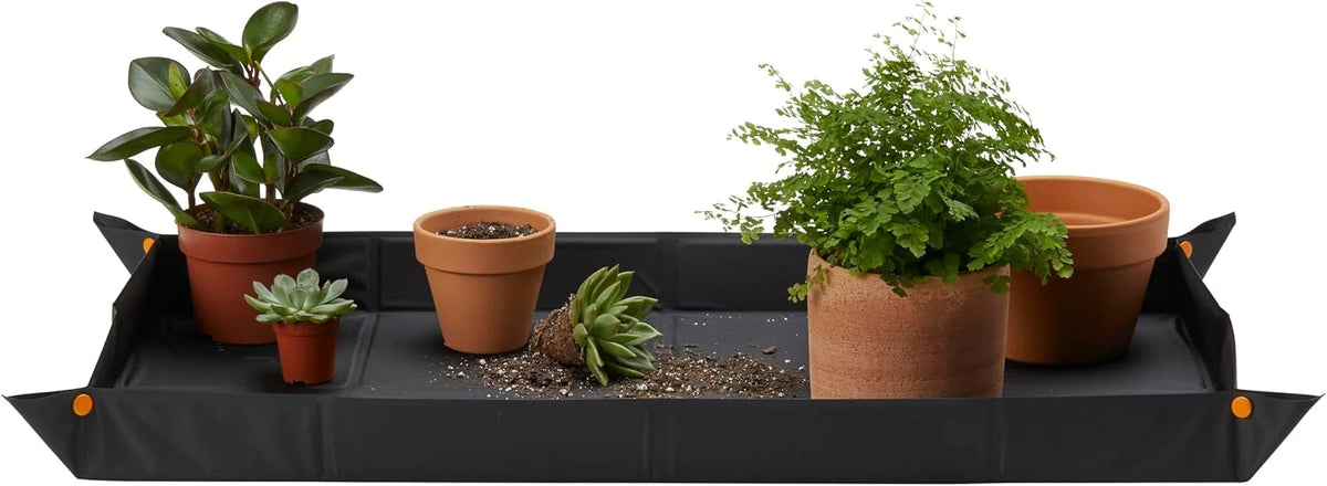 Fiskars 32.5" x 17.5" Large Repotting Mat for Indoor Garden Transplanting