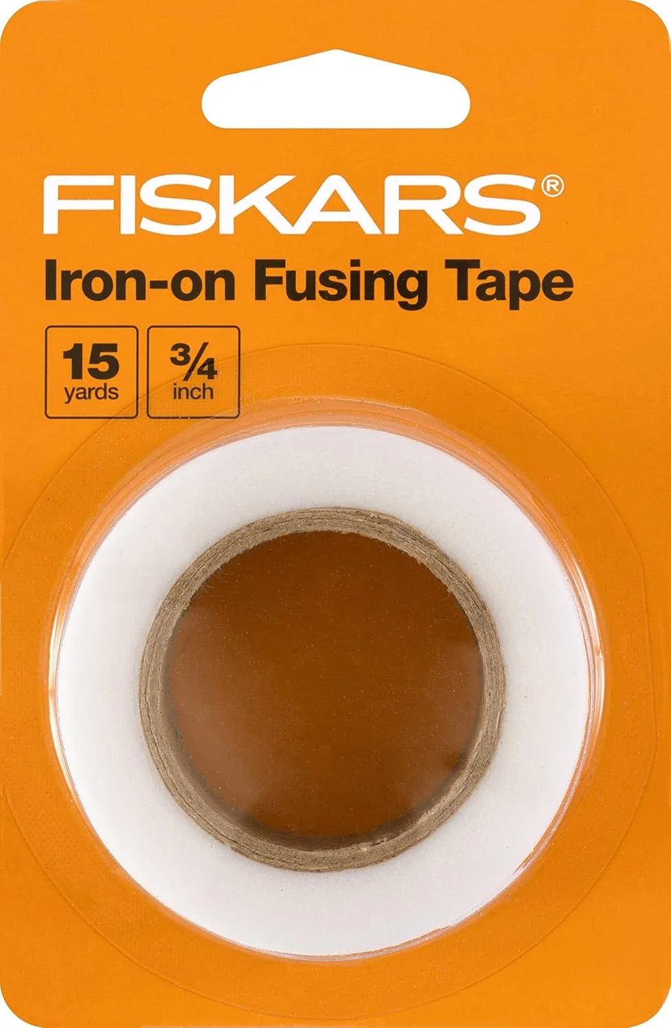 Fiskars Iron-On Fusing Tape, 3/4" and 15 yards, White