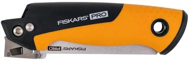 Fiskars Pro PowerTooth Compact Folding Utility Hand Saw, 6" Blade