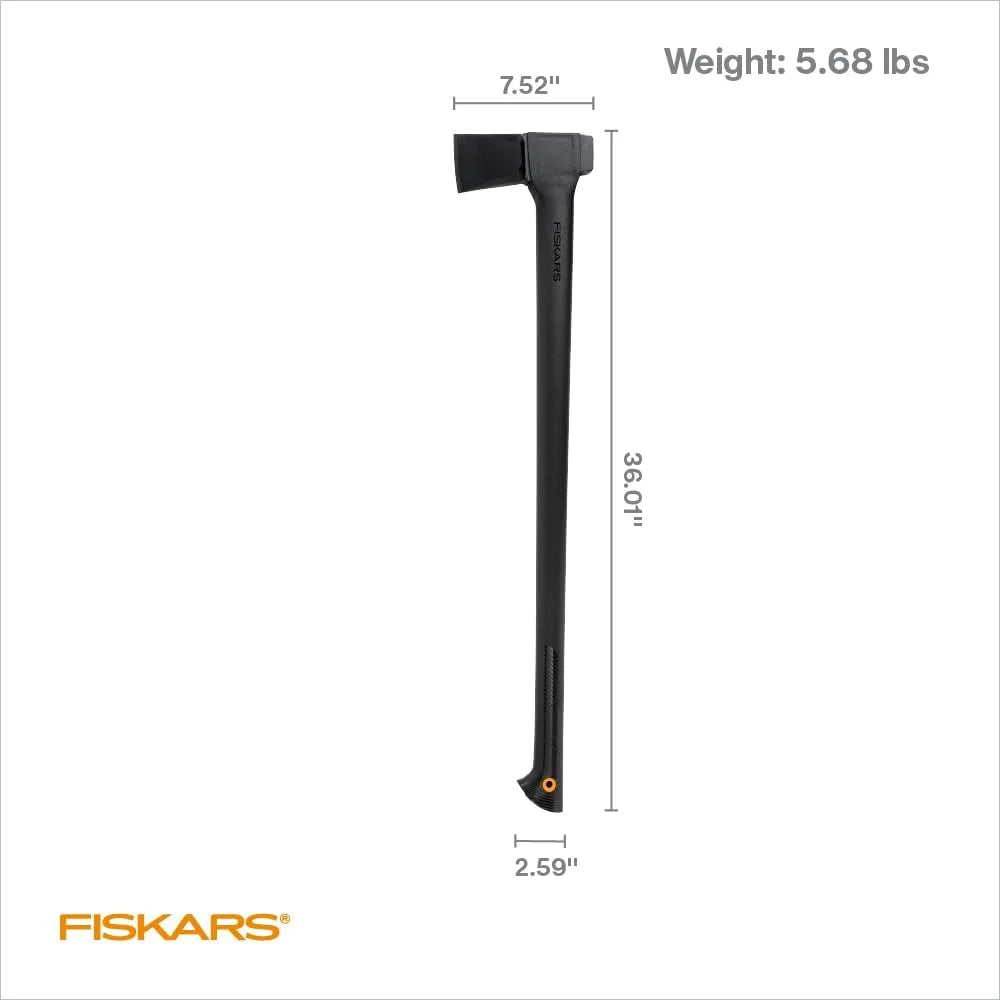 Fiskars A-Series Super Splitting Axe 36", for Medium to Large Size Logs