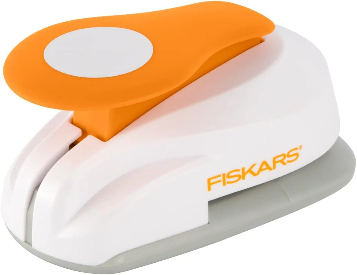 Fiskars 2" X-Large Lever Circle Paper Hole Punch, Scrapbooking & Crafts