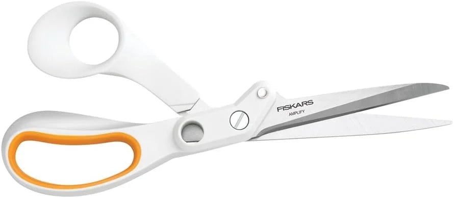 Fiskars 8 Inch Amplify Mixed Media Shears, White