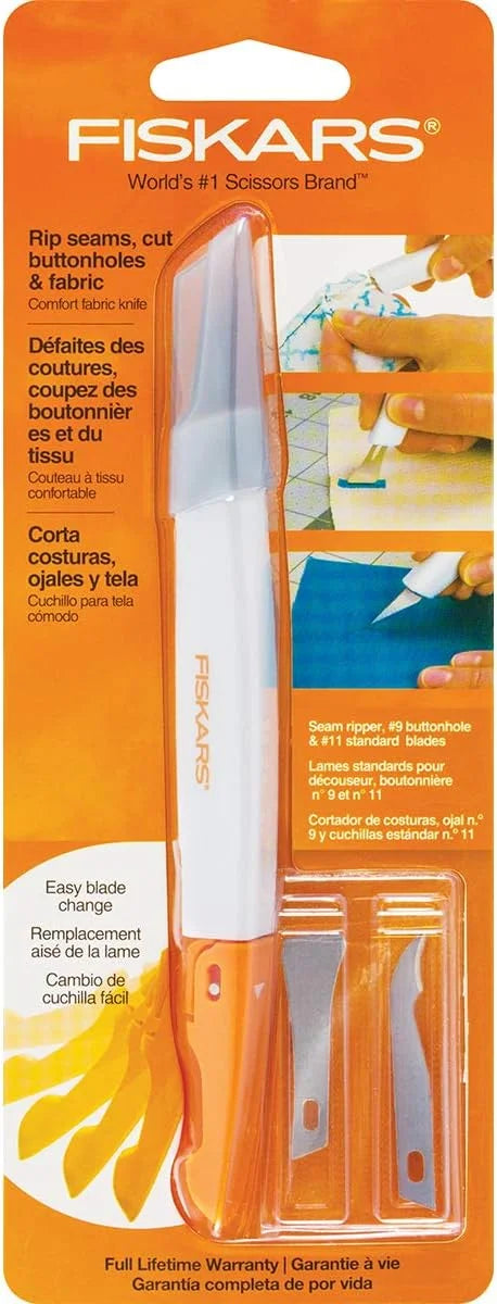 Fiskars Easy Change Fabric Knife (3 blades)
