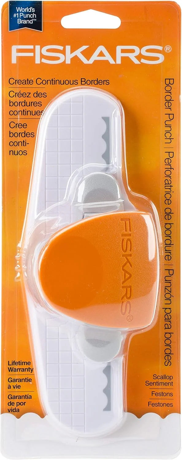 Fiskars Border Punch, Scallop Sentiment