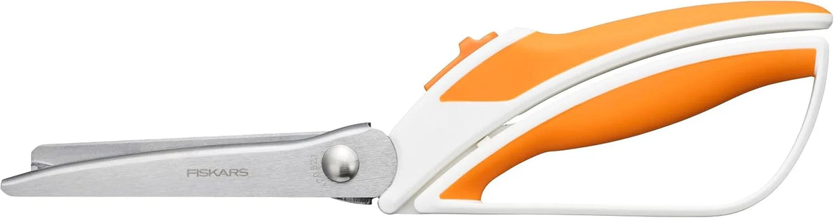 Fiskars 9" EasyAction Pinking Shears for Fabric Cutting with Spring Assist