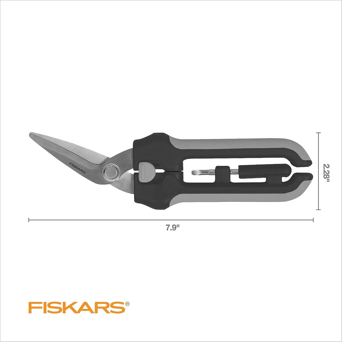 Fiskars Large Everyday Package Opener, Clamshell & Zip Tie Cutter