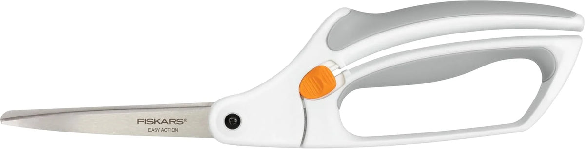 Fiskars Softgrip All-Purpose Scissors, Stainless Steel, White/Orange, 26 cm